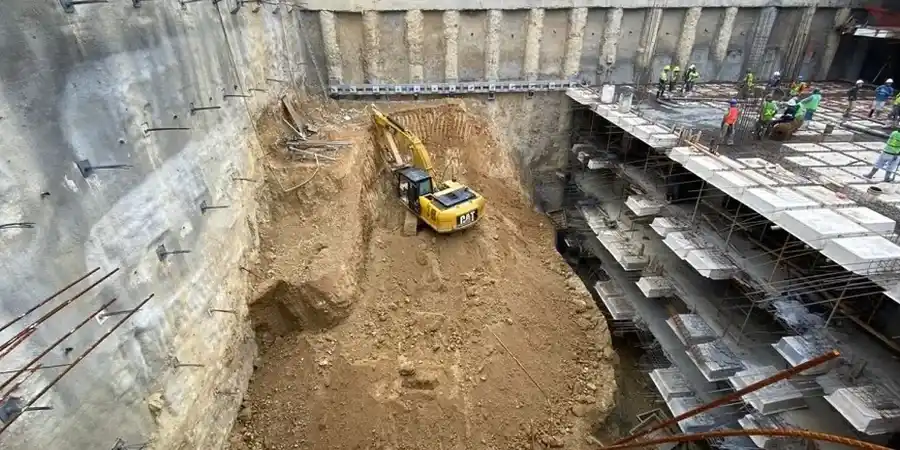 Projeto geotécnico de escavações profundas em Piracicaba